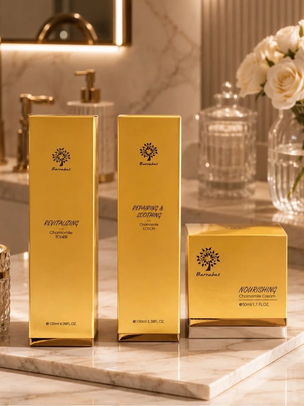 Barnabas Chamomile Skincare Set – 3-Piece Korean Skincare Collection